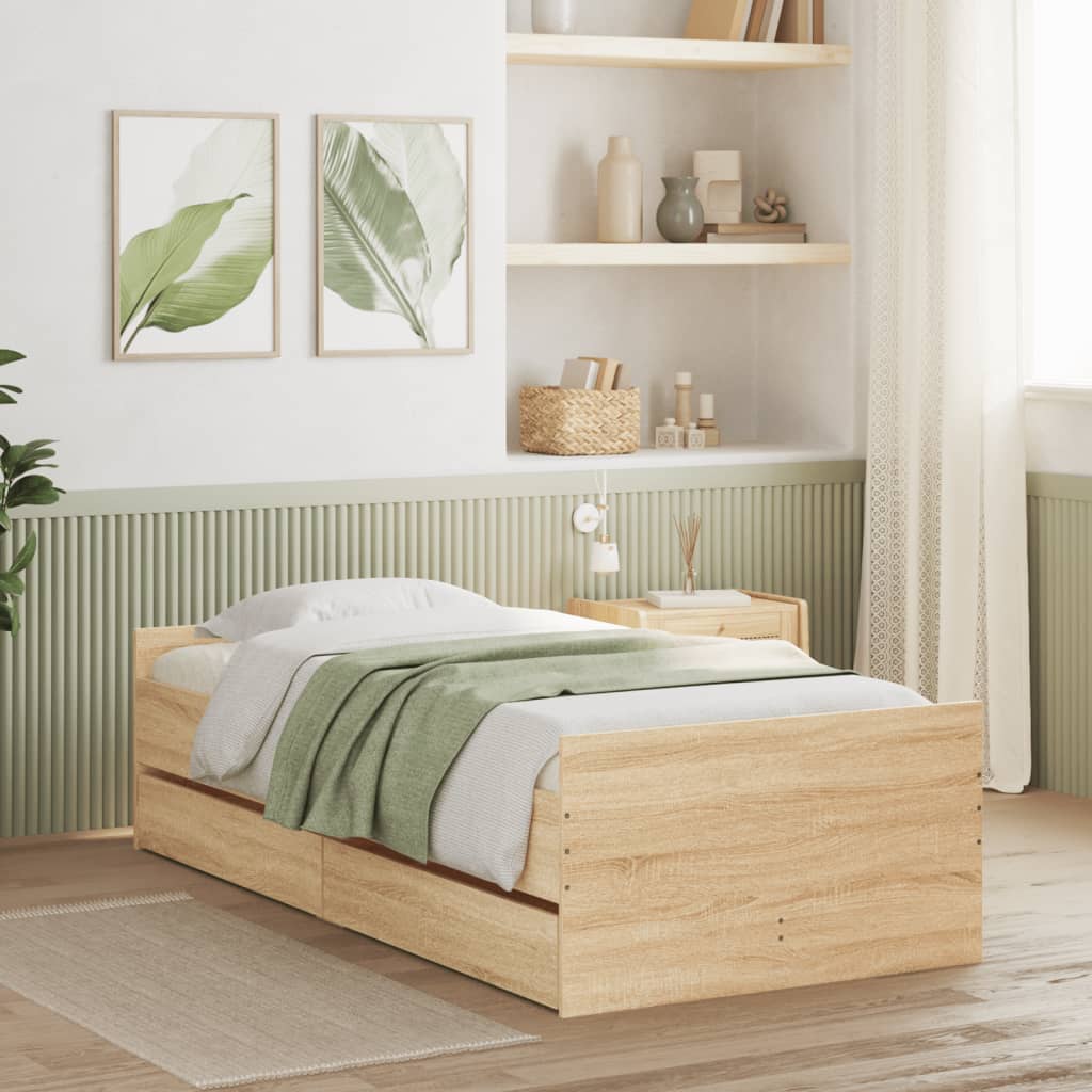 Bed Frame With Drawers