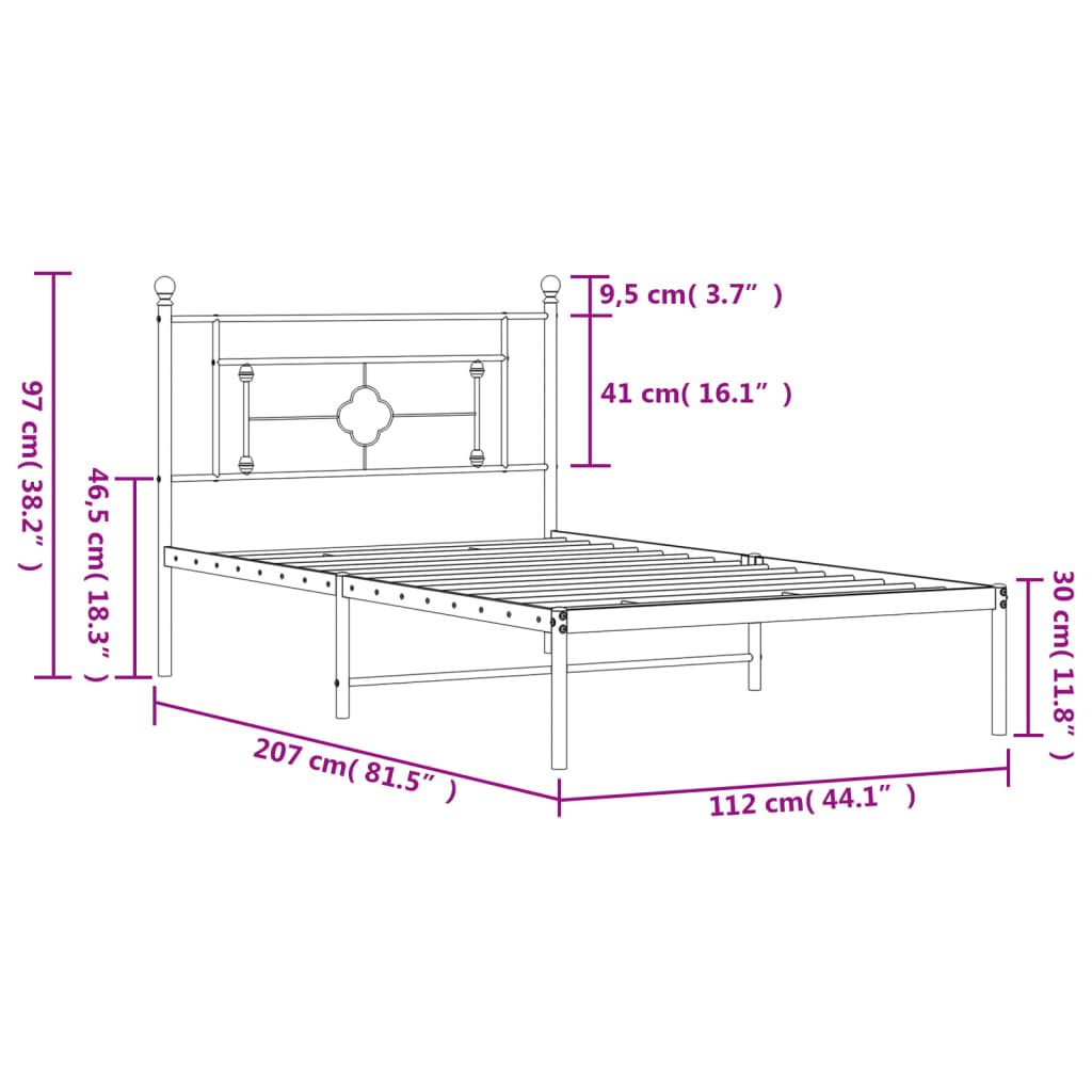 Metal Bed Frame