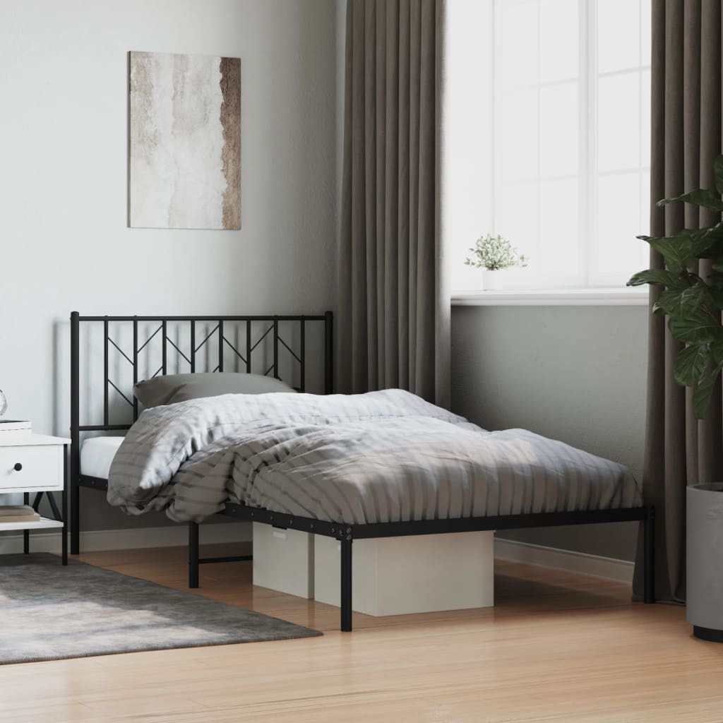 Metal Bed Frame With Headboard And Footboard 