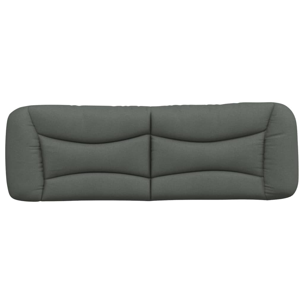 Headboard Cushion Dark Grey 152 cm Fabric