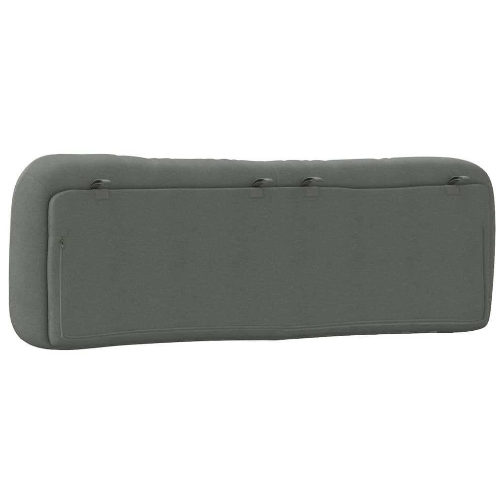 Headboard Cushion Dark Grey 152 cm Fabric