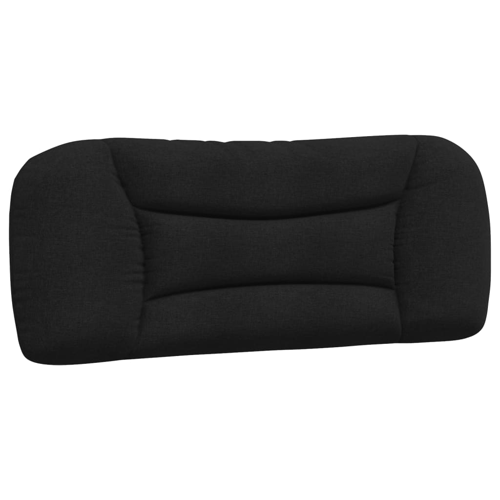 Headboard Cushion Black 107 cm Fabric