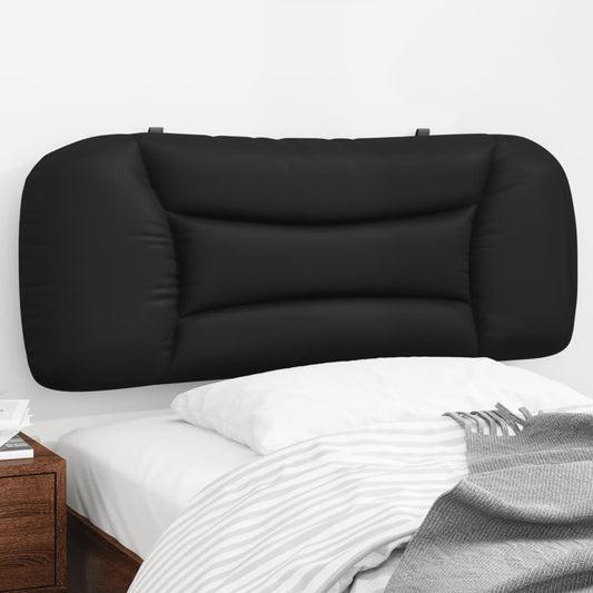 Headboard Cushion Black 107 cm Faux Leather