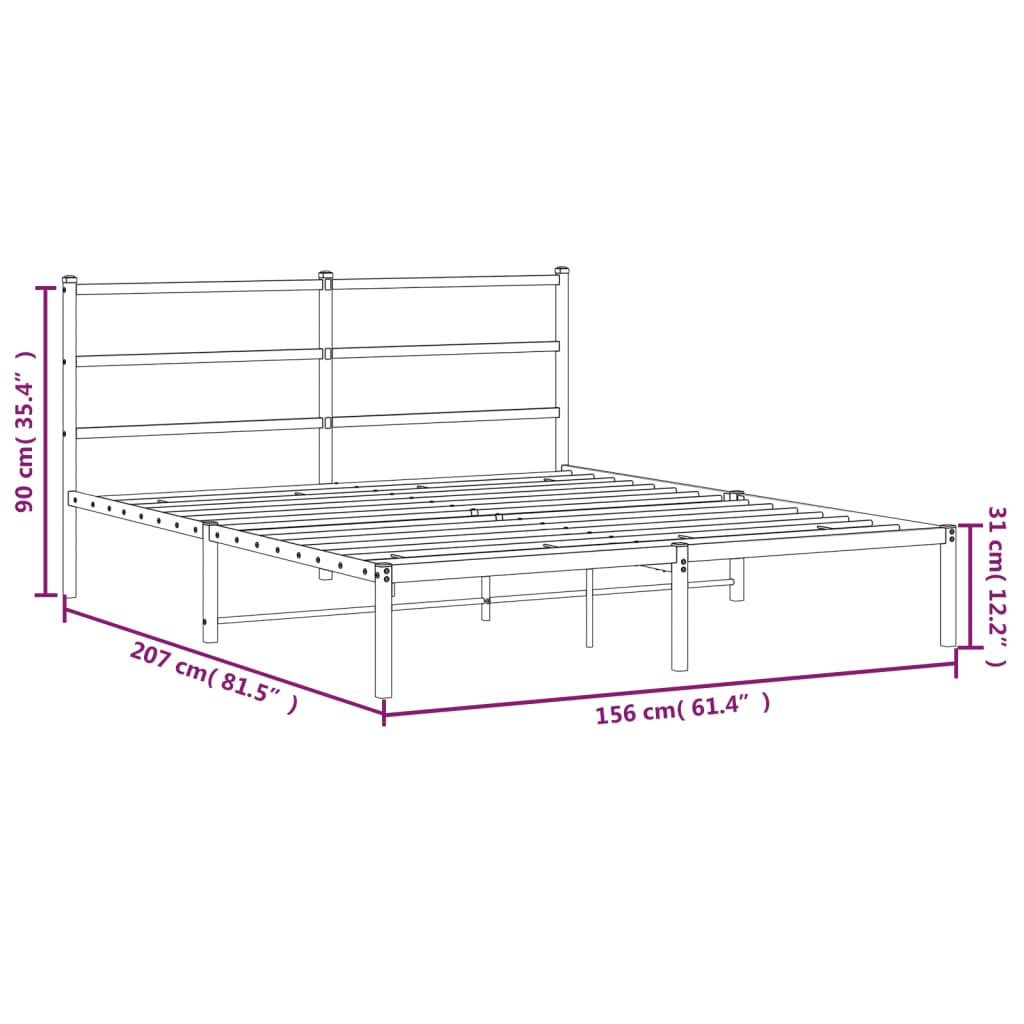 Metal Bed Frame  