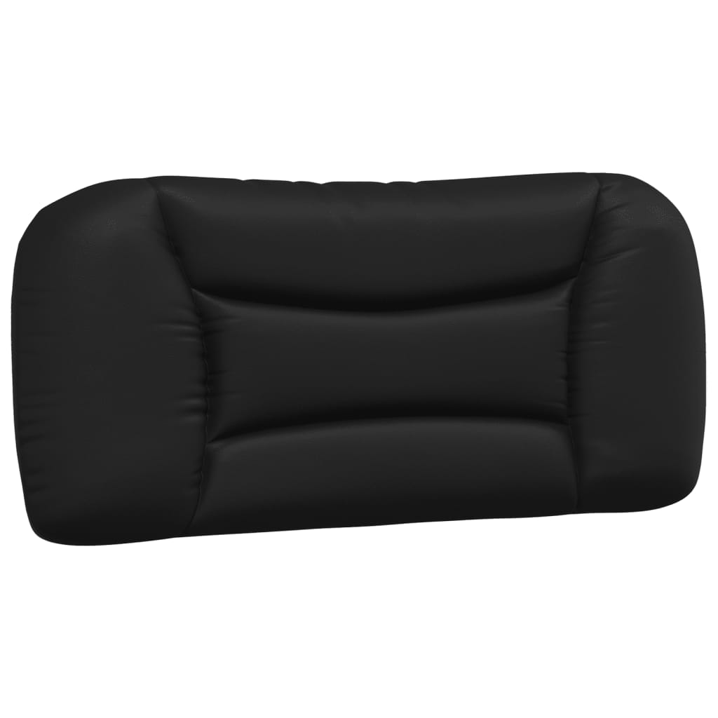 Headboard Cushion Black 90 cm Faux Leather