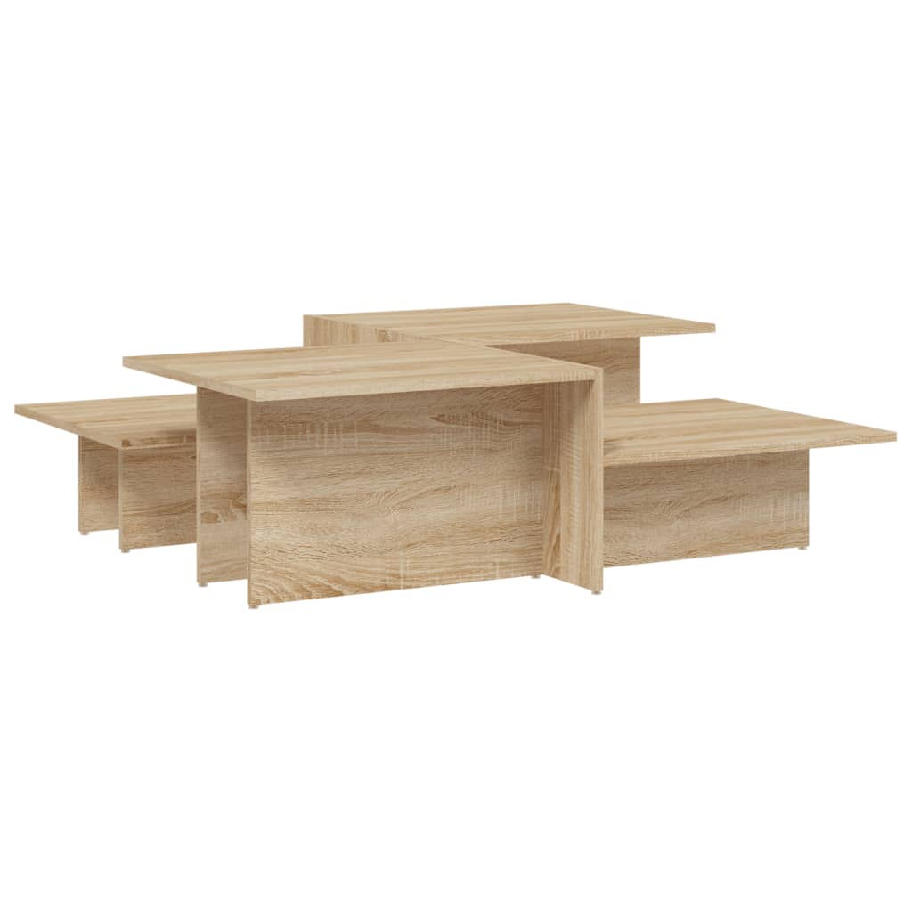 Coffee Tables 2 pcs Sonoma Oak Engineered Wood