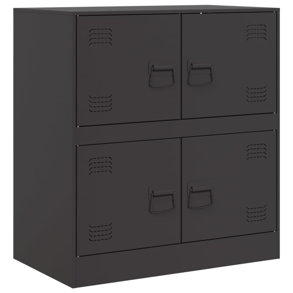 Sideboard Black 67x39x73 cm Steel