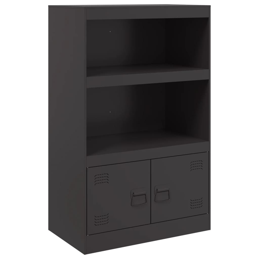 Sideboard Black 67x39x107 cm Steel