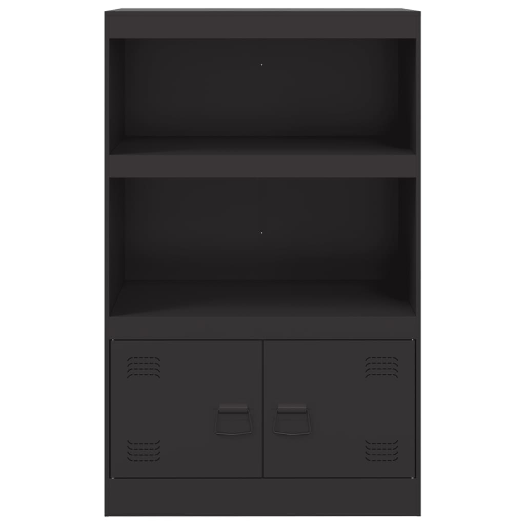 Sideboard Black 67x39x107 cm Steel