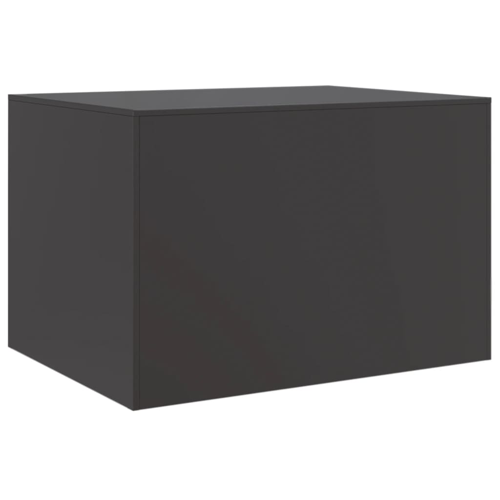 Coffee Table Black 67x50x44 cm Steel