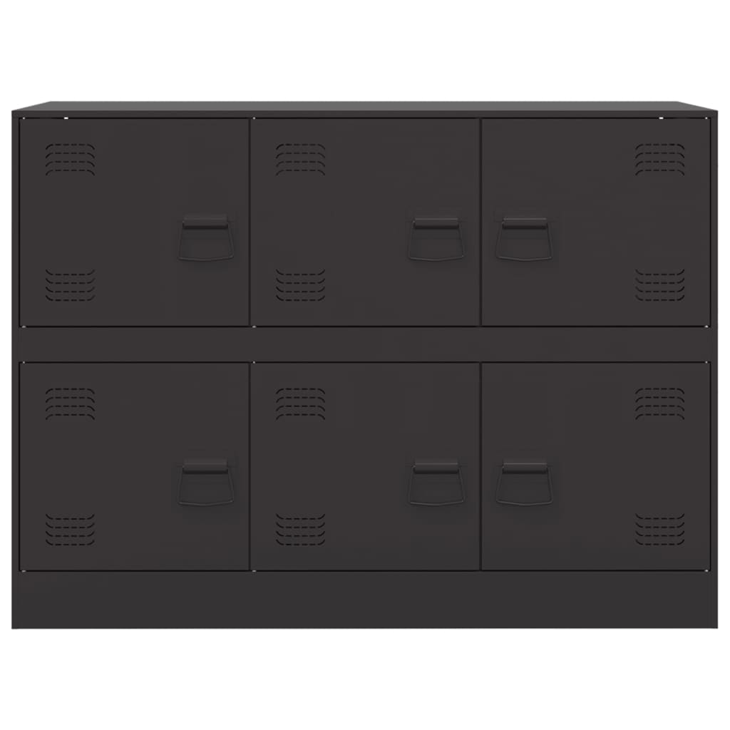 Sideboard Black 99x39x73 cm Steel