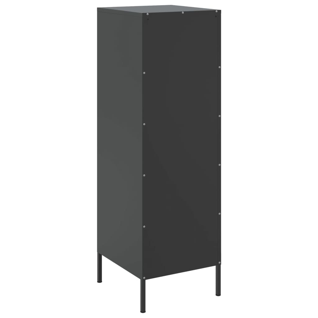 Highboard Black 36x39x113 cm Steel