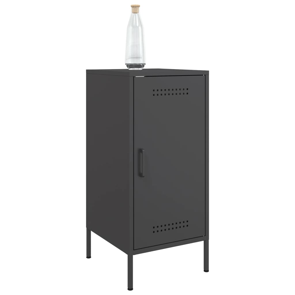 Sideboards 2 pcs Black 36x39x79 cm Cold-rolled Steel