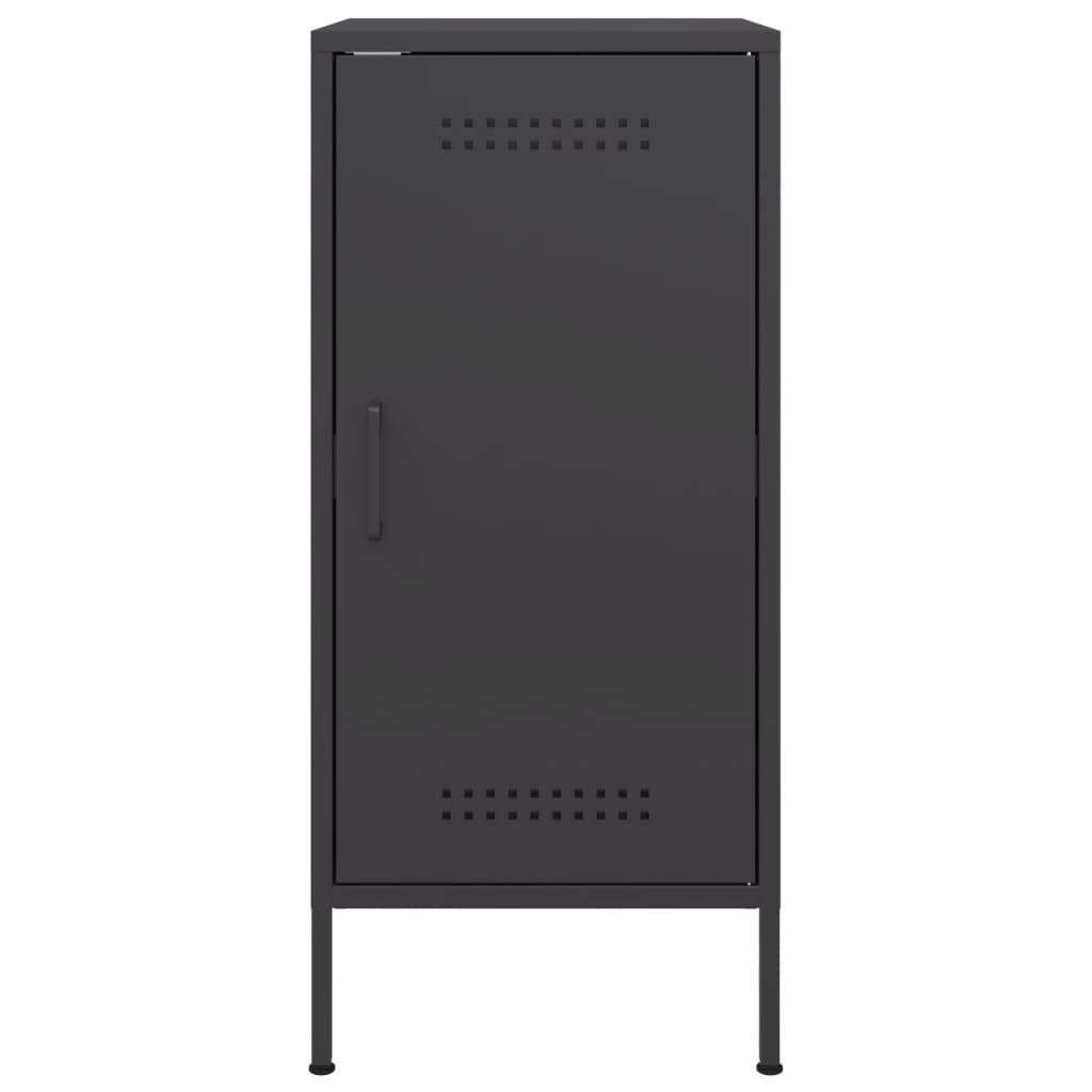 Sideboards 2 pcs Black 36x39x79 cm Cold-rolled Steel