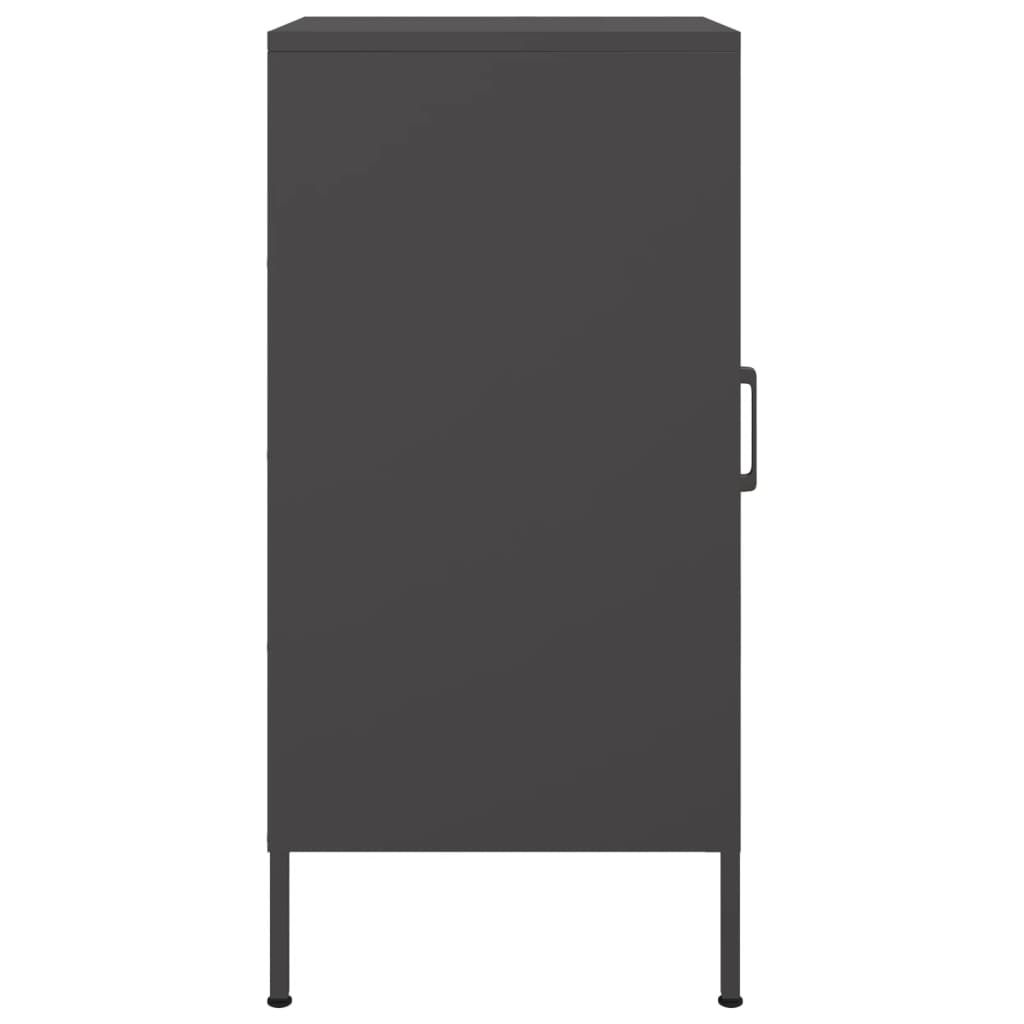 Sideboards 2 pcs Black 36x39x79 cm Cold-rolled Steel