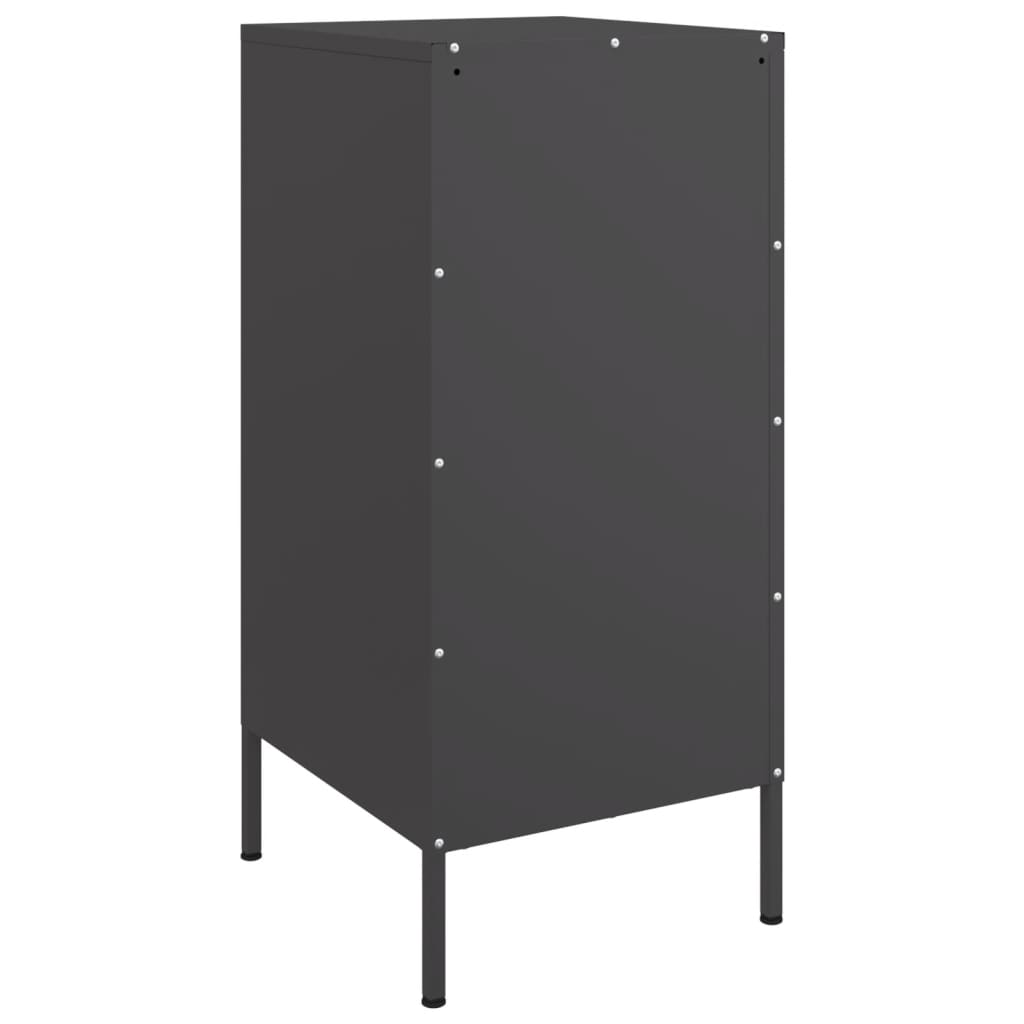 Sideboards 2 pcs Black 36x39x79 cm Cold-rolled Steel