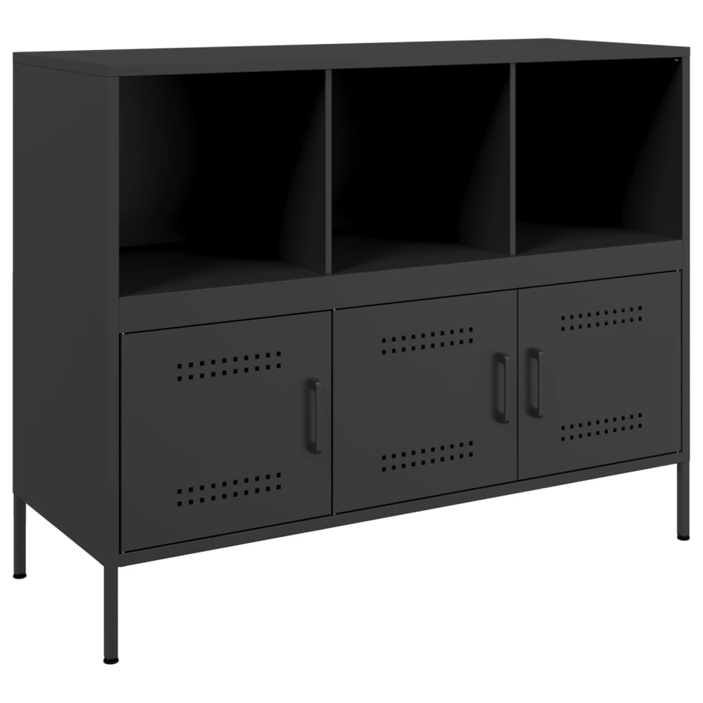 Sideboard Black 100.5x39x79 cm Cold-rolled Steel