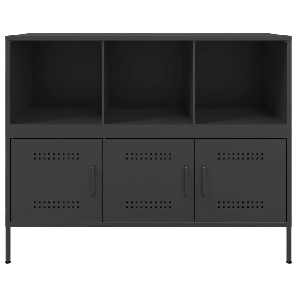 Sideboard Black 100.5x39x79 cm Cold-rolled Steel