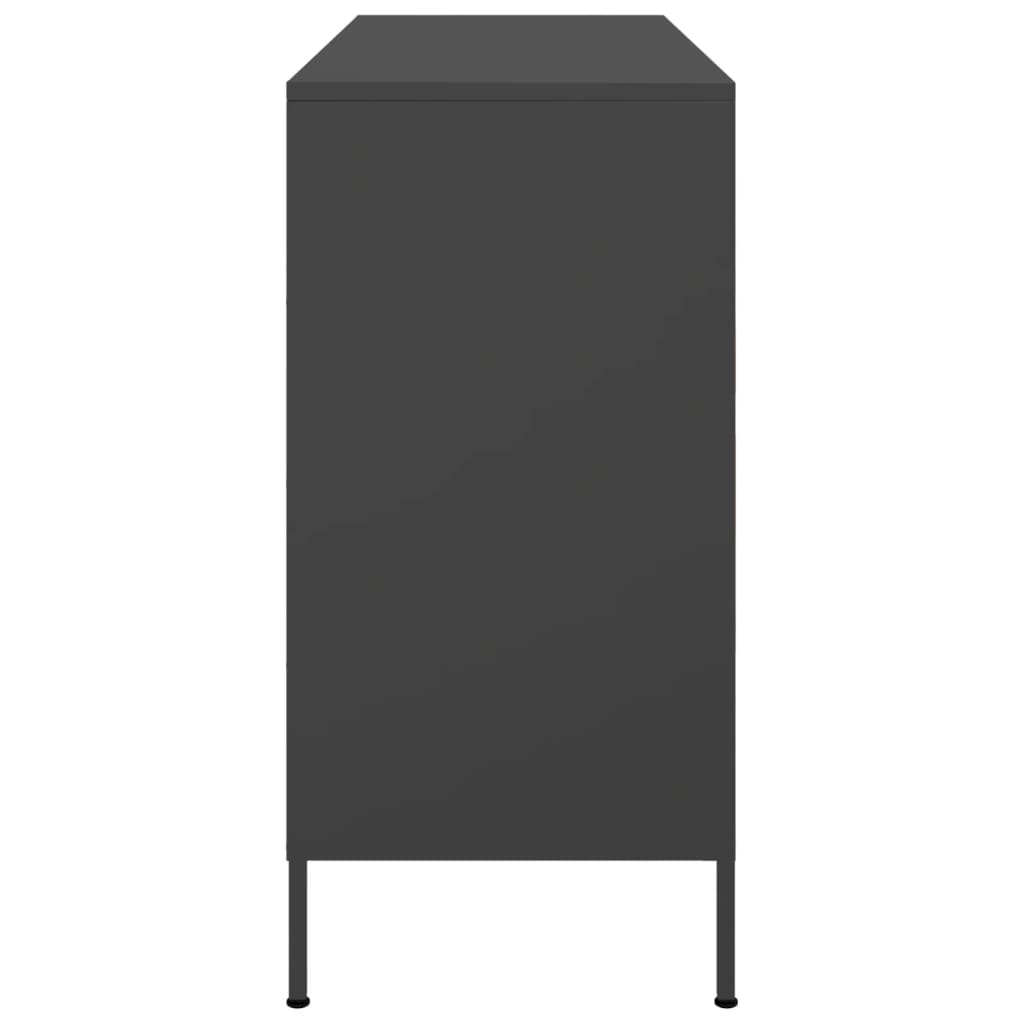 Sideboard Black 100.5x39x79 cm Cold-rolled Steel