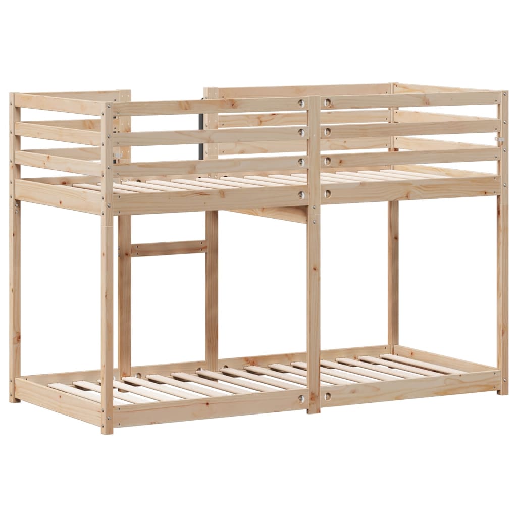 Bunk Bed without Mattress 92x187 cm Single Solid Wood Pine