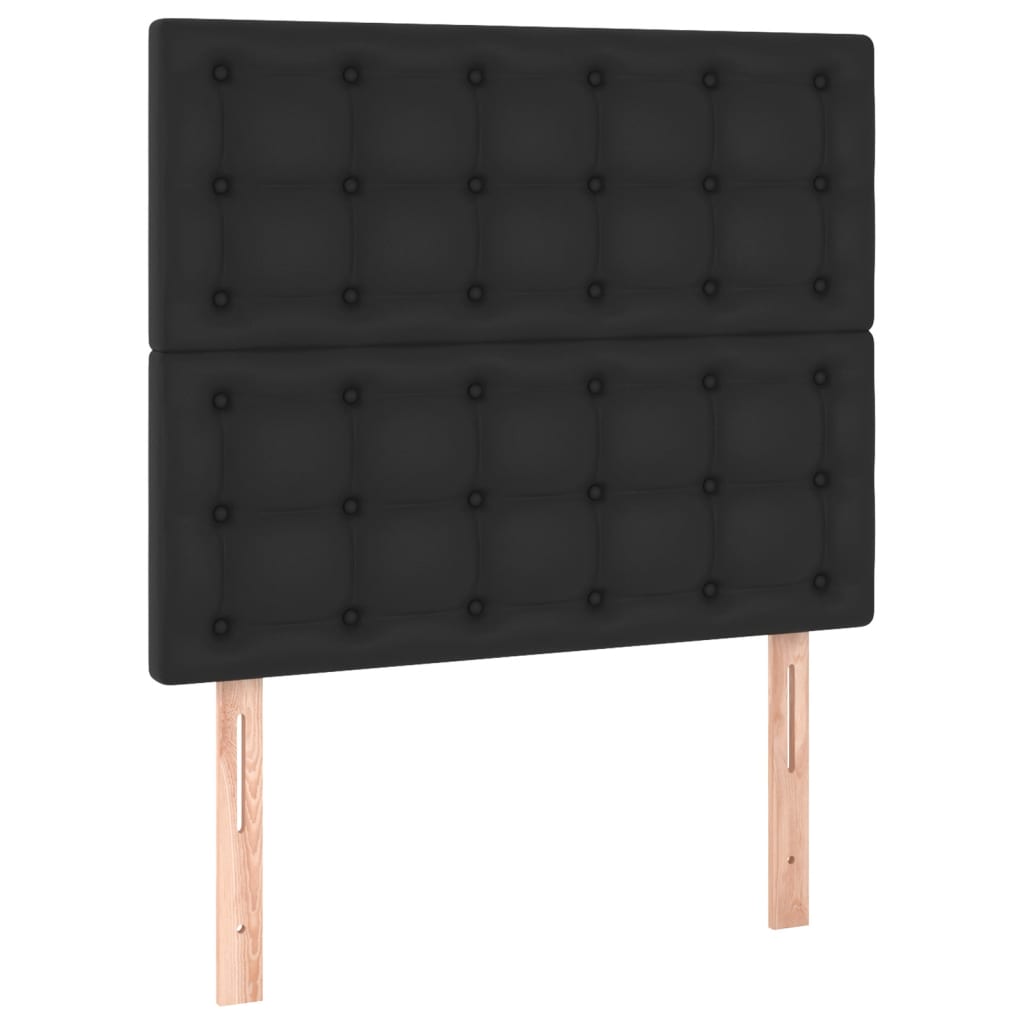 Bed Frame without Mattress Black 107x203 cm King Single Size Velvet