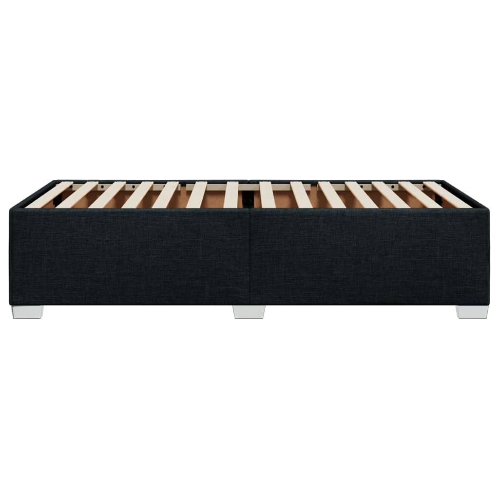 Bed Frame Black 90x190 cm Fabric