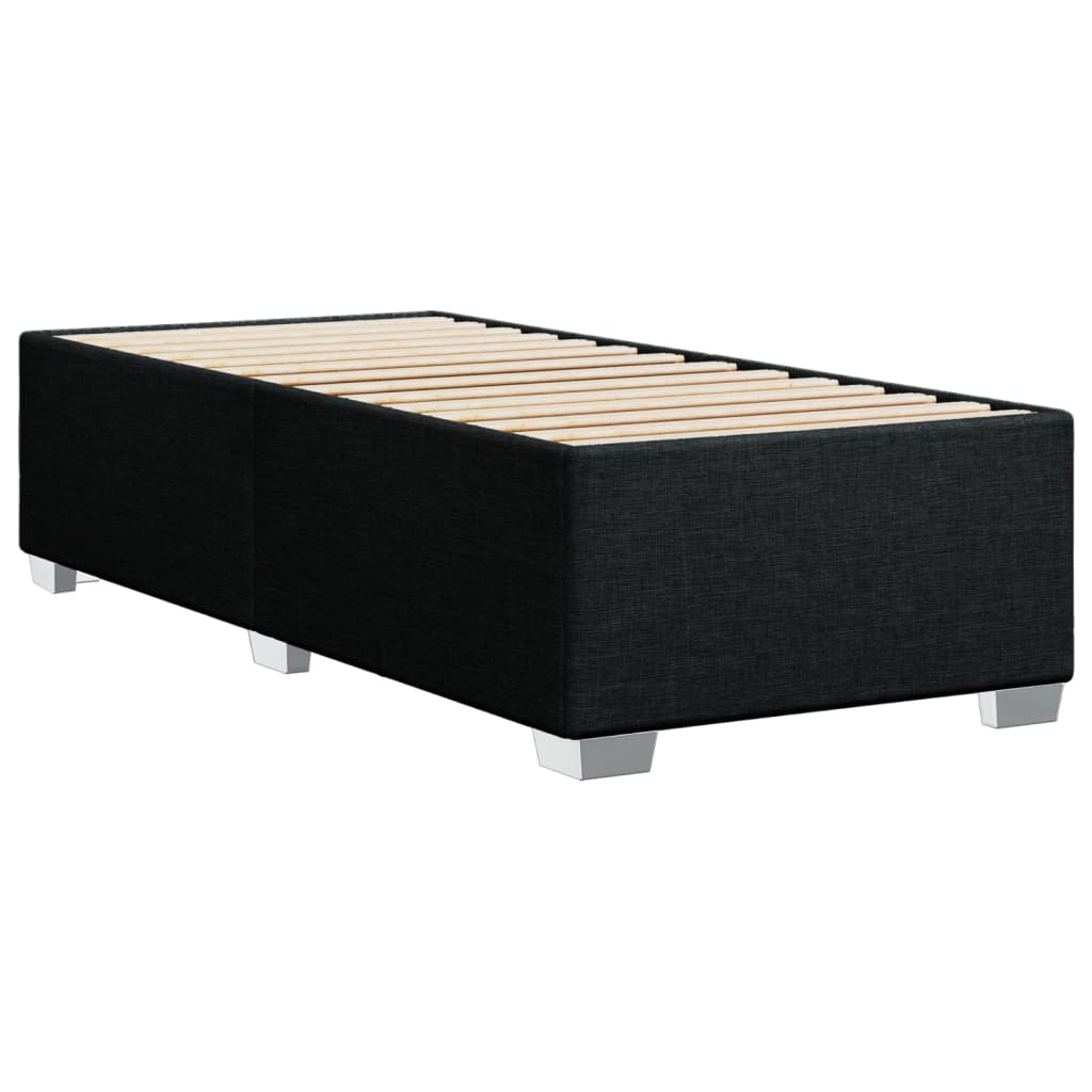 Bed Frame Black 90x190 cm Fabric