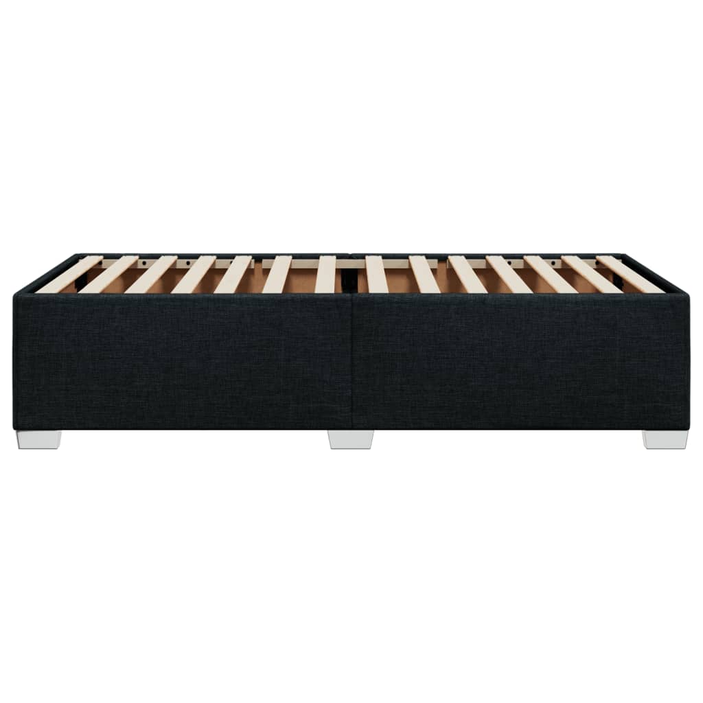 Bed Frame Black 90x190 cm Size Fabric