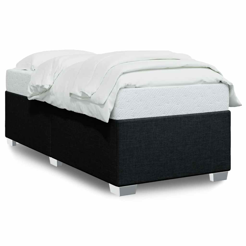 Bed Frame without Mattress Black King Single Fabric