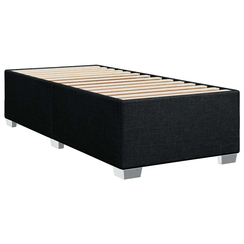 Bed Frame without Mattress Black King Single Fabric