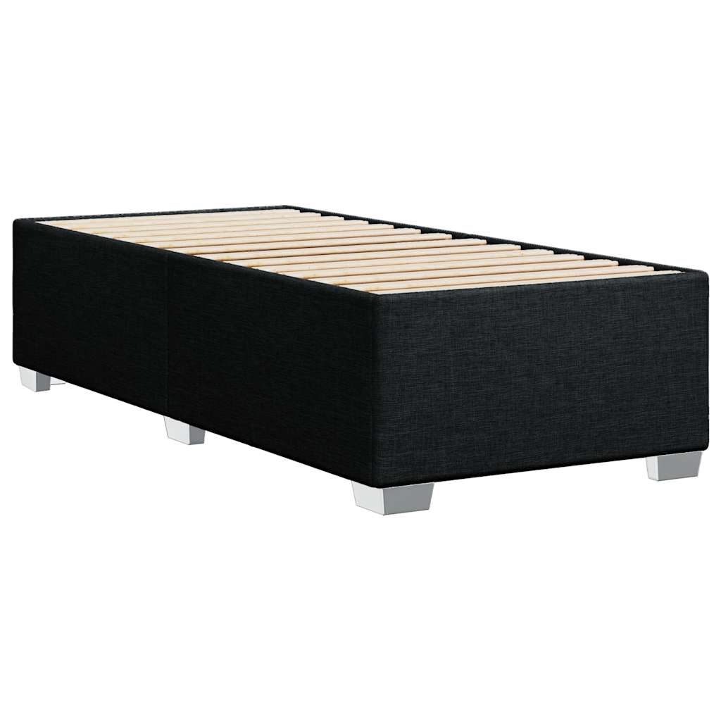 Bed Frame without Mattress Black King Single Fabric