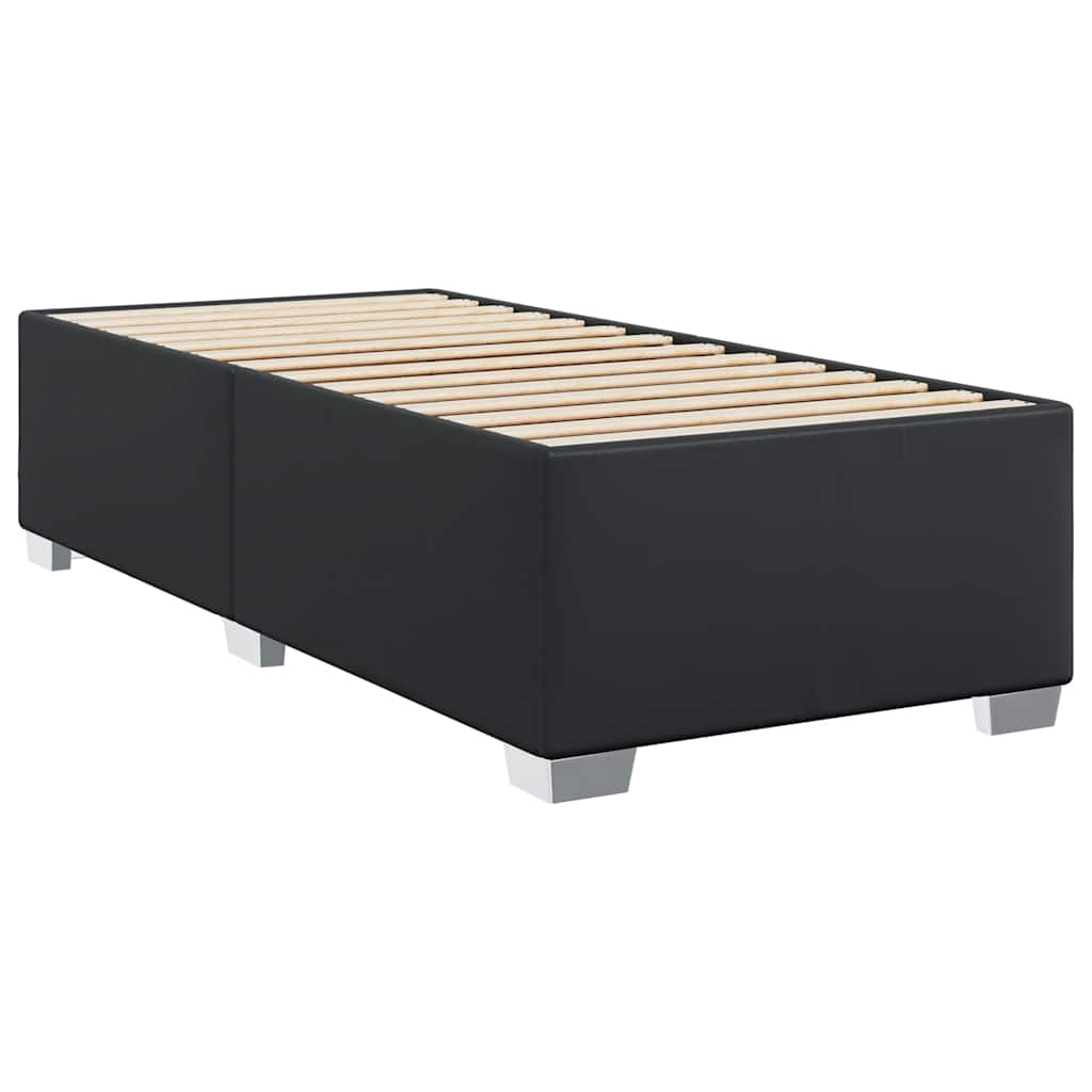 Bed Frame without Mattress Black King Single Faux Leather