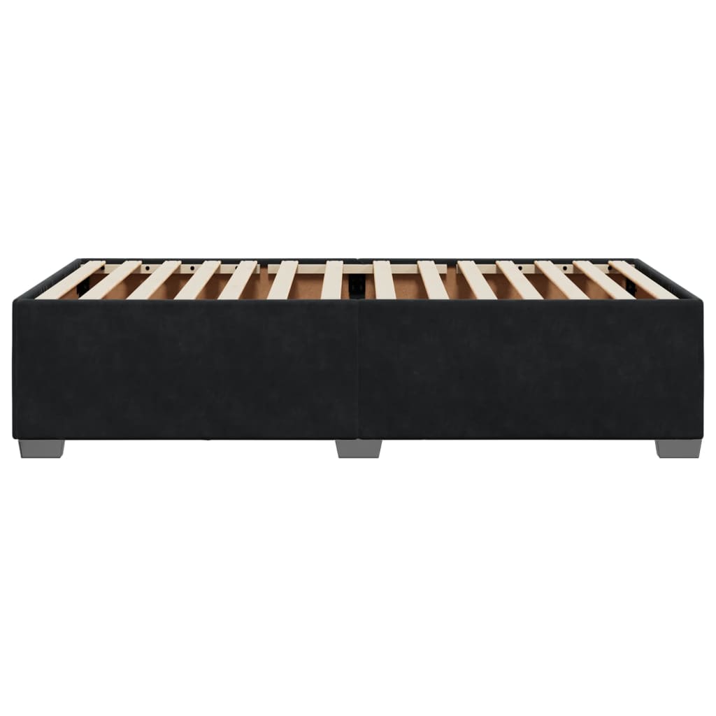 Bed Frame Black 90x190 cm Velvet