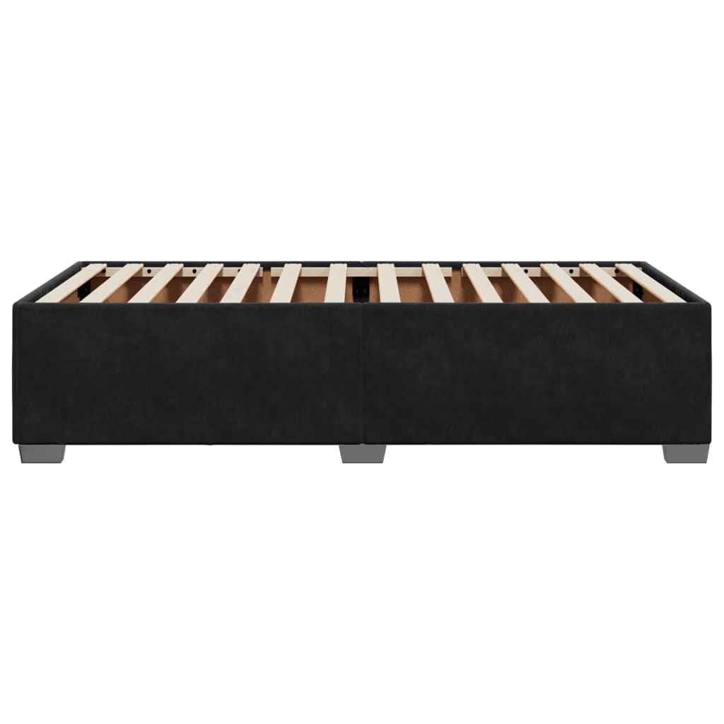 Bed Frame Black 90x190 cm Velvet