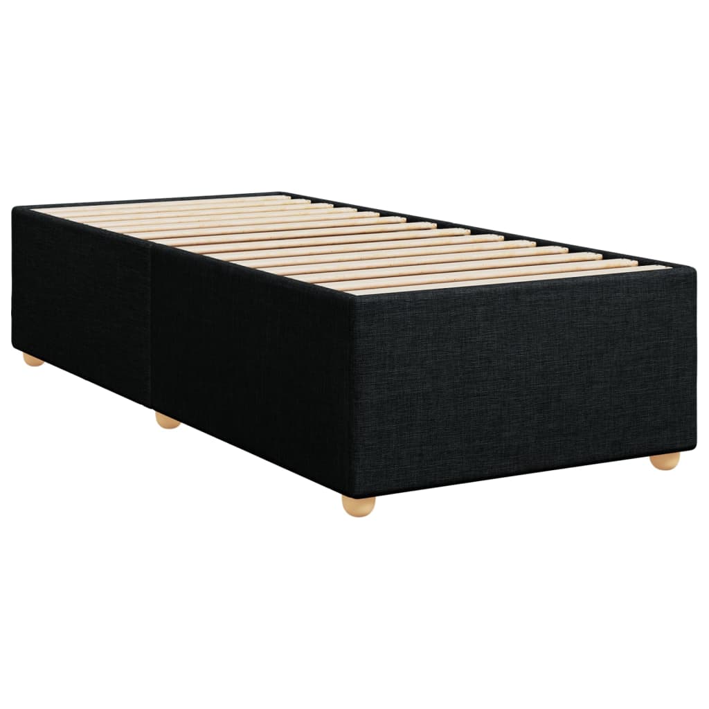 Bed Frame Black 90x190 cm Fabric