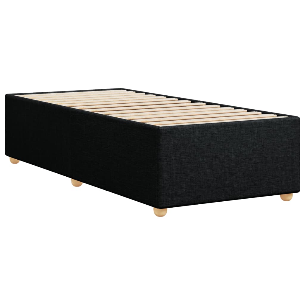 Bed Frame Black 90x190 cm Fabric