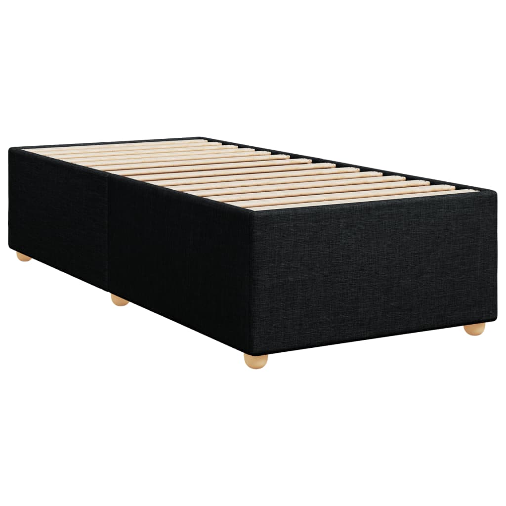 Bed Frame without Mattress Black King Single Fabric