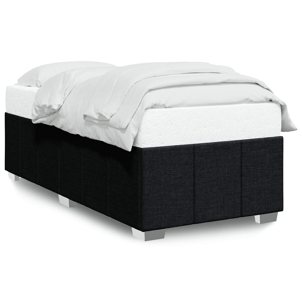 Bed Frame without Mattress Black King Single Fabric