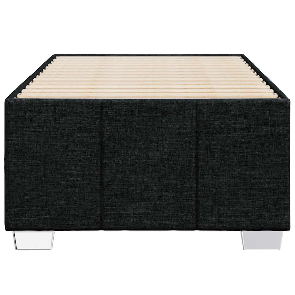 Bed Frame without Mattress Black King Single Fabric