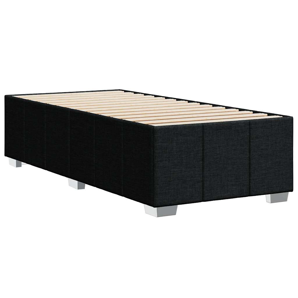 Bed Frame without Mattress Black King Single Fabric