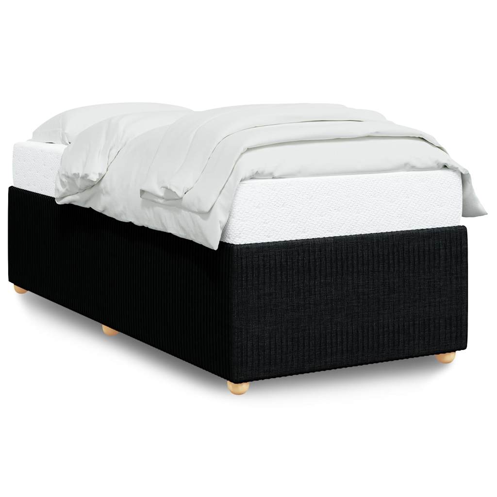 Bed Frame without Mattress Black King Single Fabric