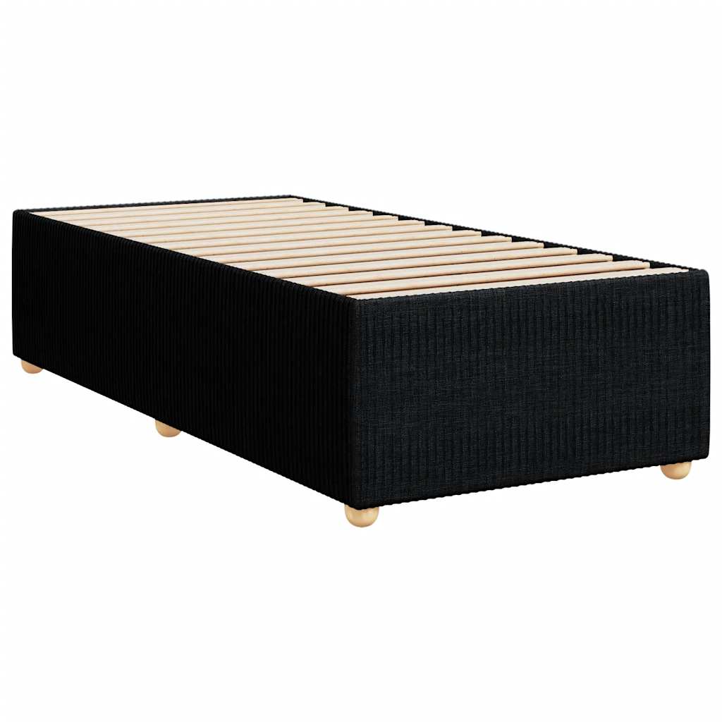 Bed Frame without Mattress Black King Single Fabric