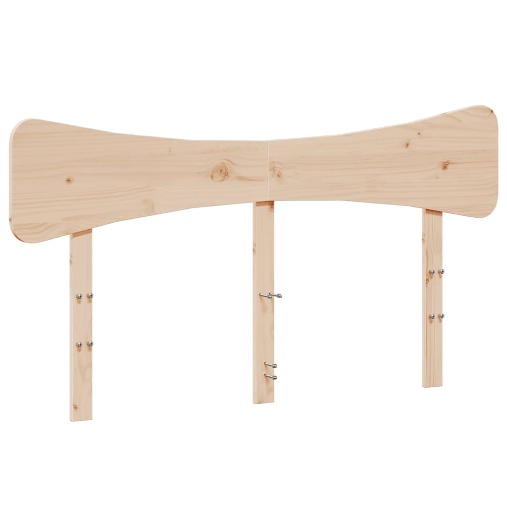 Bed Frame without Mattress 135x190 cm Solid Wood Pine