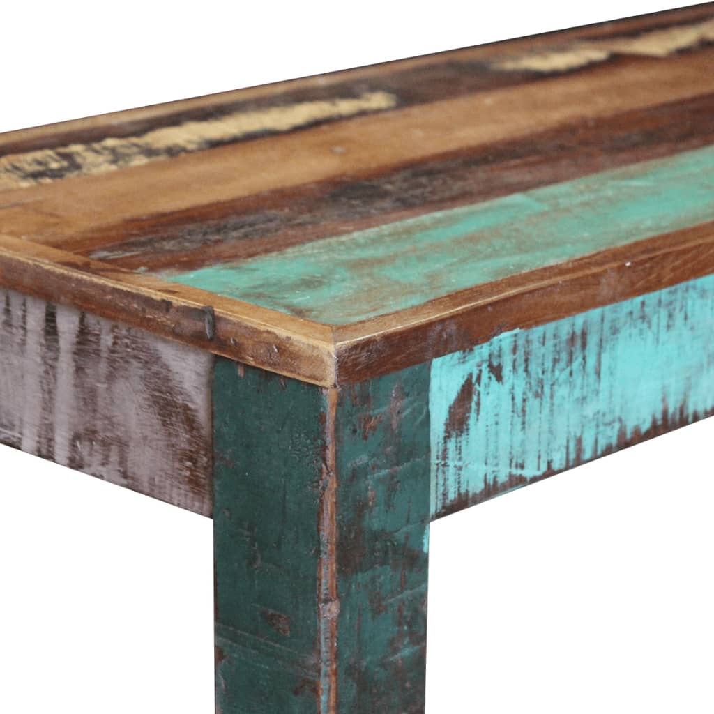 Bench Solid Reclaimed Wood 110x35x45 cm