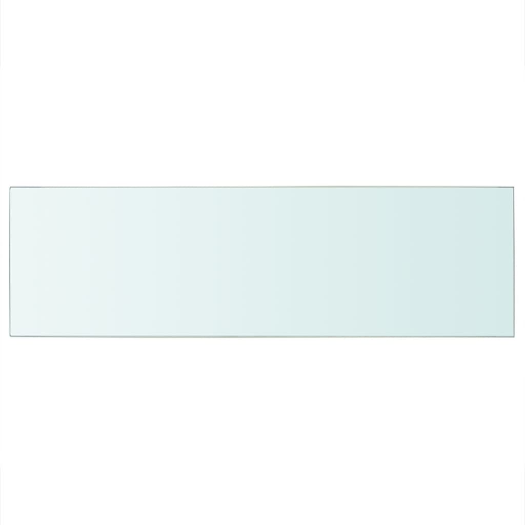 Shelf Panel Glass Clear 80x25 cm