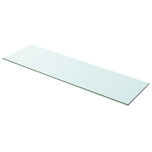 Shelf Panel Glass Clear 100x30 cm