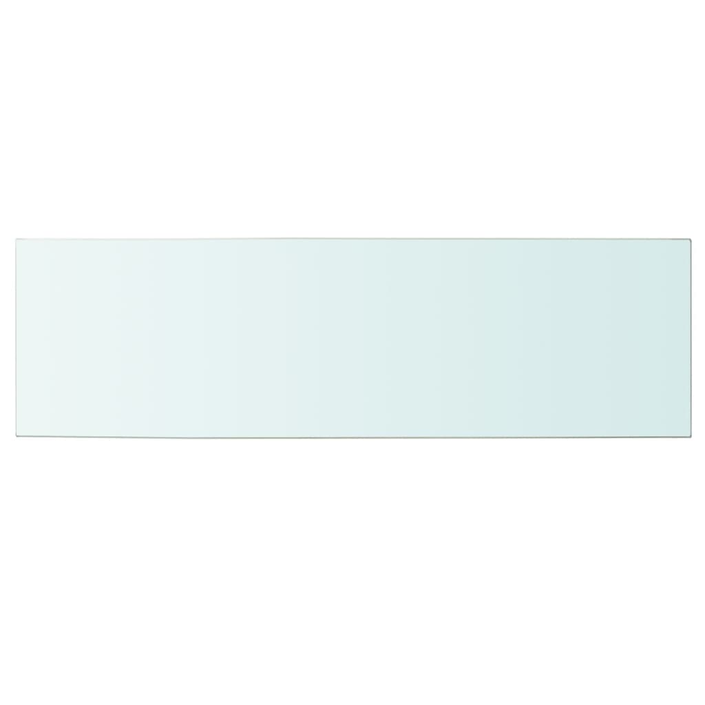 Shelf Panel Glass Clear 100x30 cm