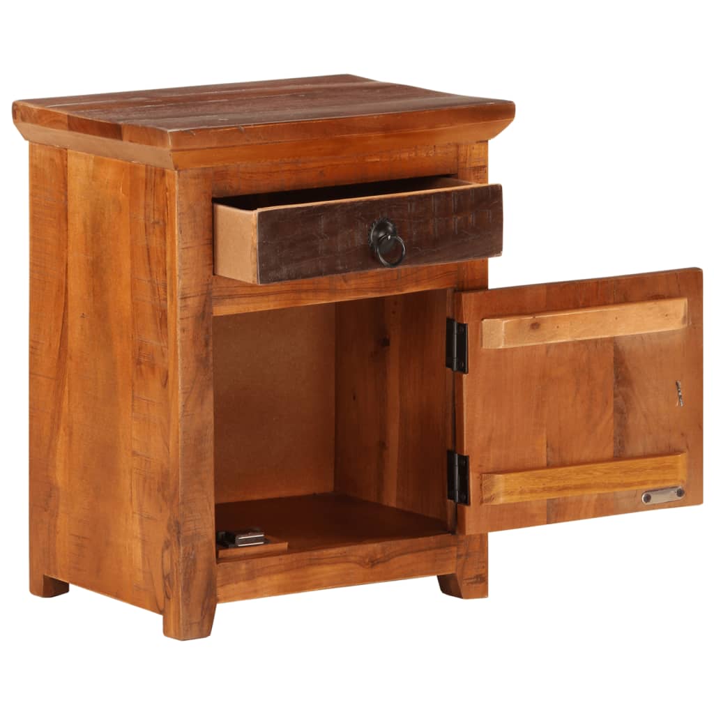 Nightstand Solid Acacia Reclaimed Wood