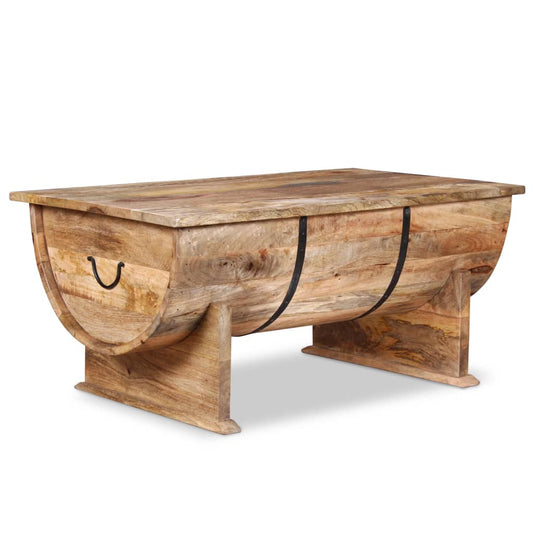 Coffee Table Solid Mango Wood 88x50x40 cm