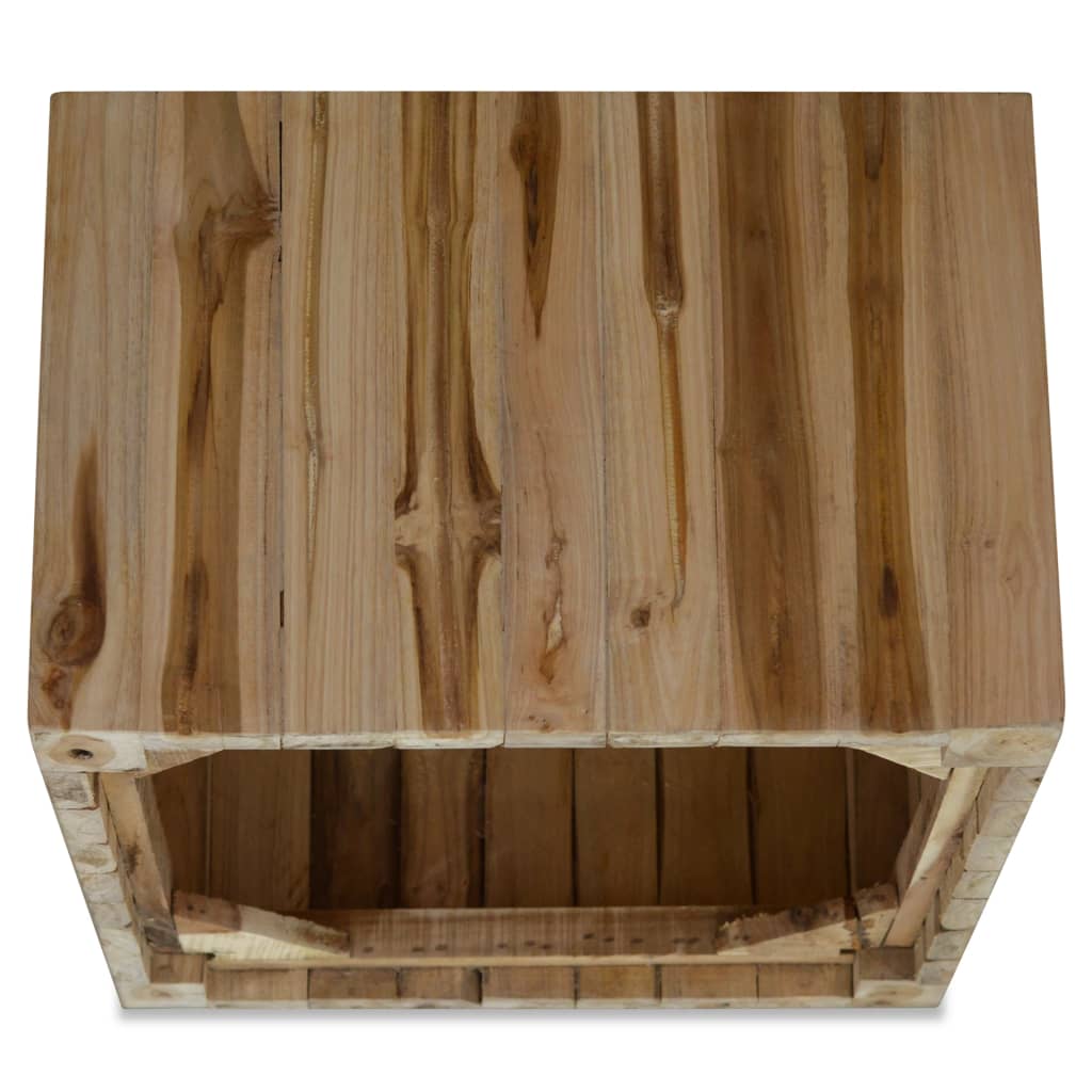 Coffee Table Genuine Teak 50x50x35 cm